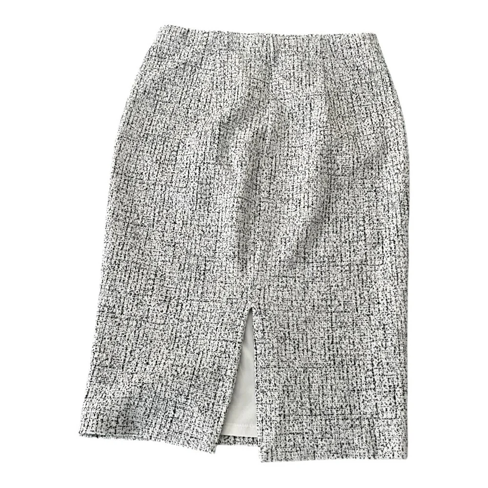 Express Black & White Textured‎ Pencil Skirt XS